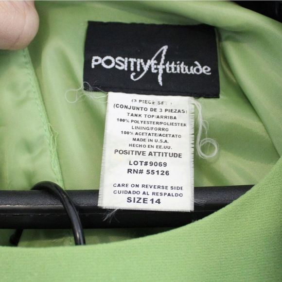 3 pieces formal business garment black and green 14 mint conditions - Picture 2 of 12